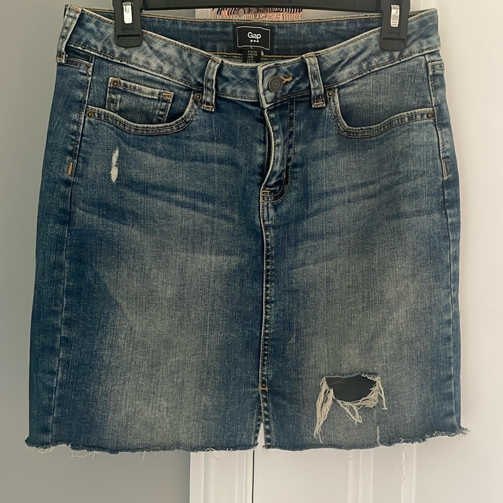 Gap denim skirt